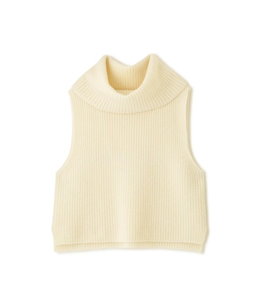 「human woman」 ニットベスト MEDIUM ネイビー レディース_画像5