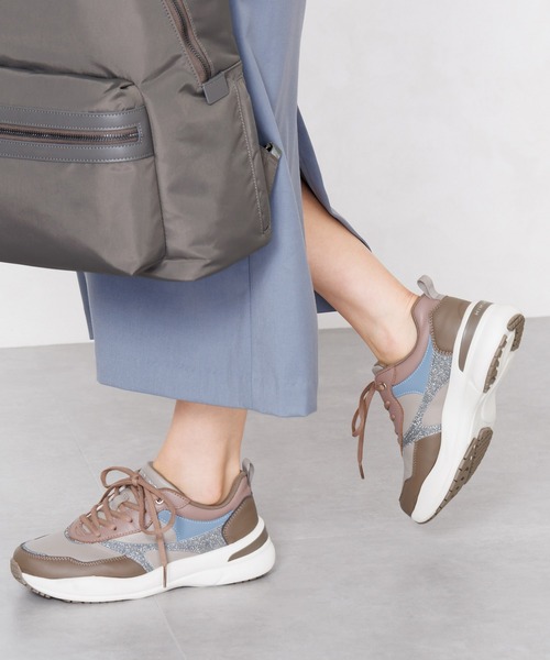 「HIMIKO」 ローカットスニーカー 23.5cm ブラック レディース_画像9
