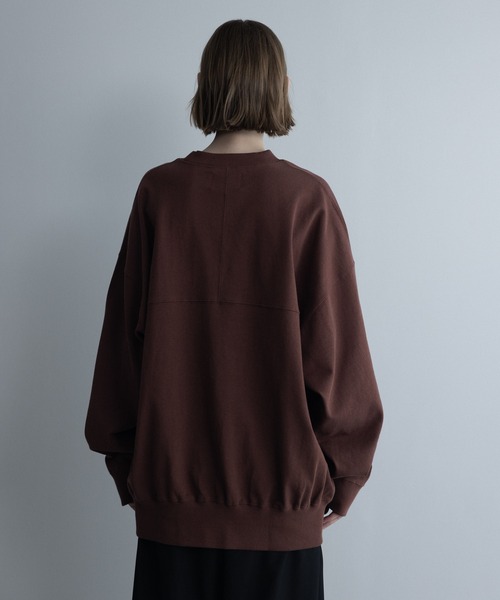 「remer」 スウェットカットソー SMALL テラコッタ メンズ_画像4