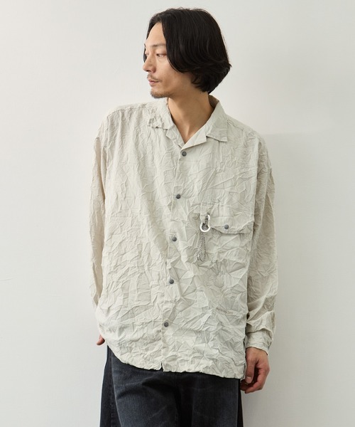 and wander（アンドワンダー） シャツ 「and wander/アンドワンダー