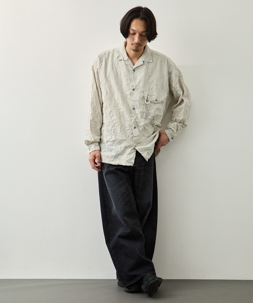 and wander（アンドワンダー） シャツ 「and wander/アンドワンダー