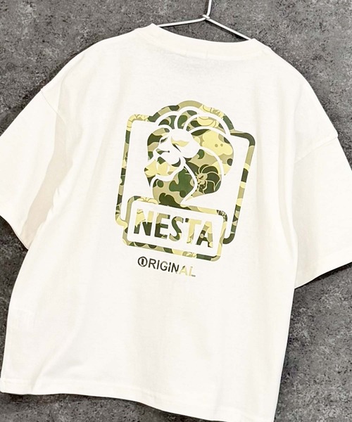 SHISKY（シスキー） tシャツ 「NESTA BRAND/ネスタブランド」オーバー