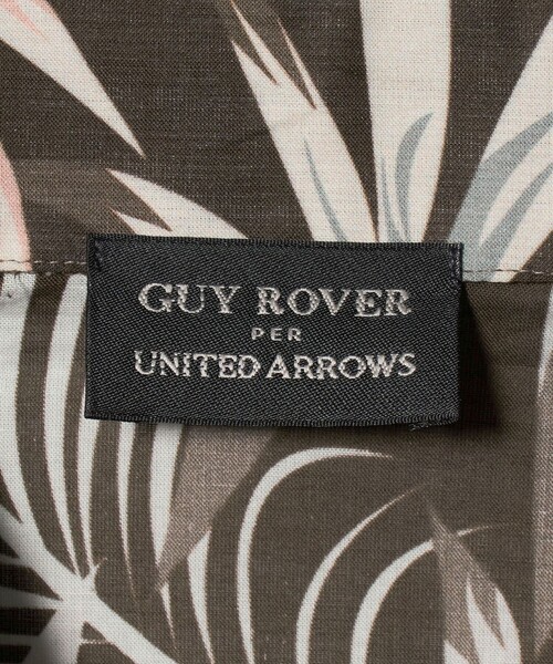 GUY ROVER（ギローバー） シャツ 半袖 「別注」「GUY ROVER」リーフ