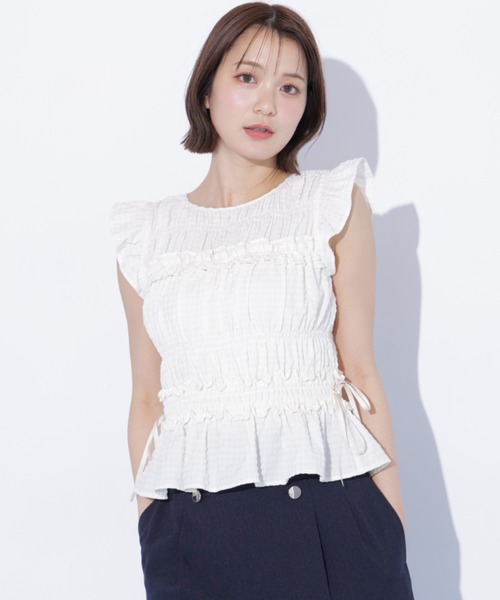 JILL♡フリルブラウス JILL by JILL STUART（ジルバイジルスチュアート） ブラウス シャツ