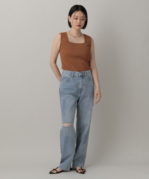 「A part by」 デニムパンツ MEDIUM ネイビー レディース_画像4