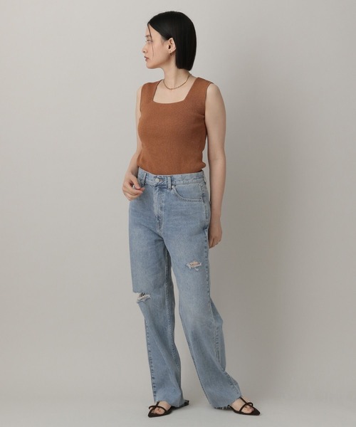 「A part by」 デニムパンツ MEDIUM ネイビー レディース_画像5