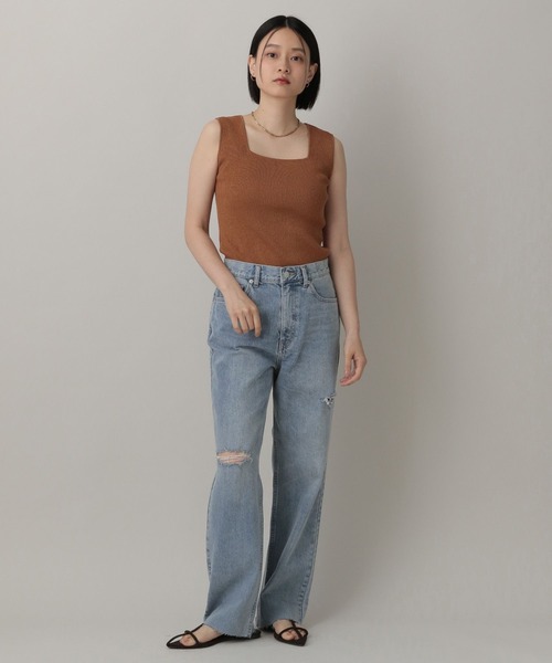 「A part by」 デニムパンツ MEDIUM ネイビー レディース_画像6
