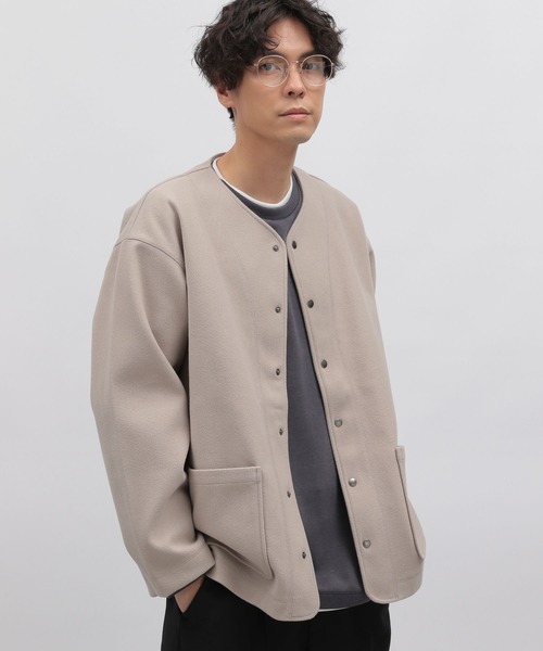 「LAKOLE」 カーディガン MEDIUM ブラック メンズ_画像7