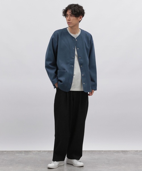 「LAKOLE」 カーディガン MEDIUM ブラック メンズ_画像8