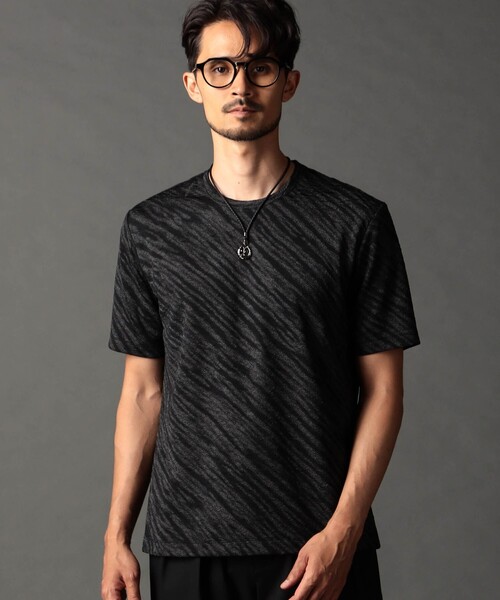 NICOLE CLUB FOR MEN（ニコルクラブフォーメン） tシャツ ゼブラ柄