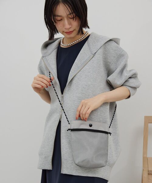 「AMERICAN HOLIC」 ジップアップパーカー M ダークネイビー レディース_画像3