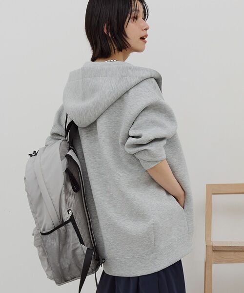 「AMERICAN HOLIC」 ジップアップパーカー M ダークネイビー レディース_画像4