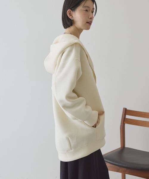 「AMERICAN HOLIC」 ジップアップパーカー M ダークネイビー レディース_画像9