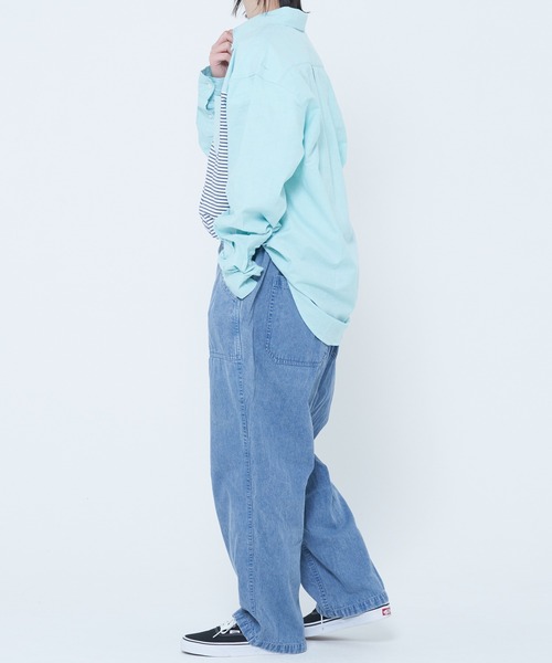 「CORISCO」 長袖シャツ MEDIUM ブルー メンズ_画像7