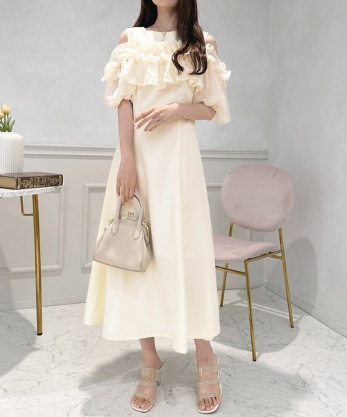 「apres jour」 ノースリーブワンピース フリー アイボリー レディース_画像5