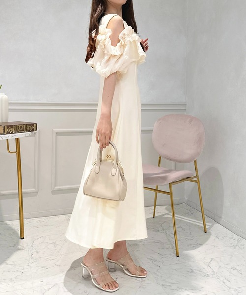 「apres jour」 ノースリーブワンピース フリー アイボリー レディース_画像7
