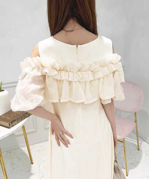 「apres jour」 ノースリーブワンピース フリー アイボリー レディース_画像8