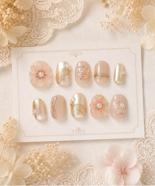 michi Nail（ミチネイル） ネイルチップ ネイルシール 入学式 卒業式