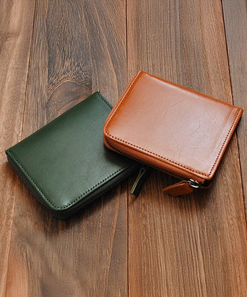 LODGEページ　コンパクトウォレット BACKYARD FAMILY（バックヤードファミリー） ミニ 財布 IKI LEATHER