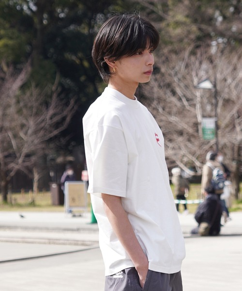 「THRASHER」 半袖Tシャツ L ブラック×ブルー メンズ_画像8