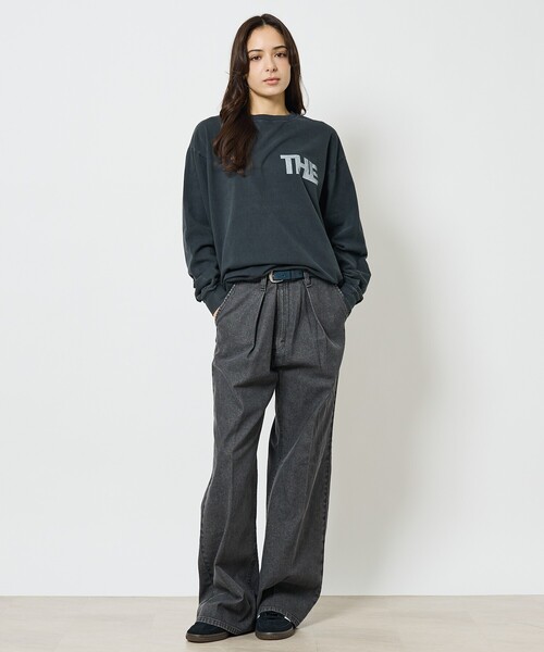「REMI RELIEF」 長袖Tシャツ M オフホワイト メンズ_画像4