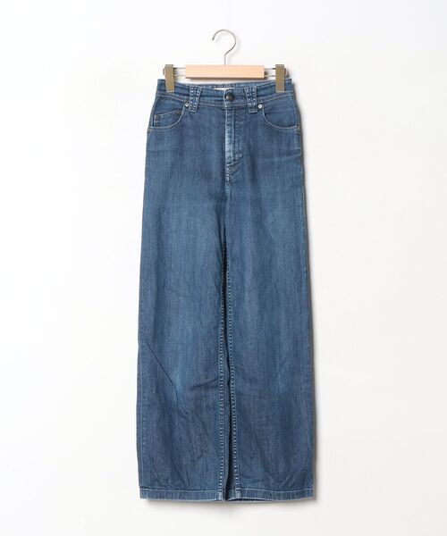 YANUK Homiesデニムパンツ インディゴブルー Lサイズ YANUK（ヤヌーク） デニムパンツ 22inch インディゴブルー レディース