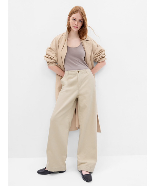 「GAP」 チノパンツ 4 ベージュ レディース_画像7