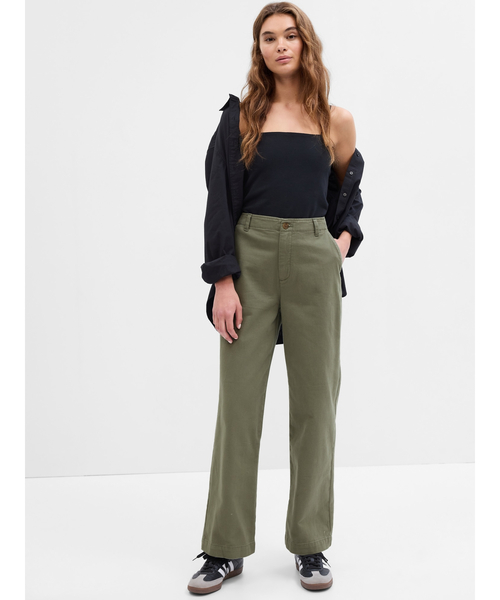 「GAP」 チノパンツ 4 ベージュ レディース_画像8