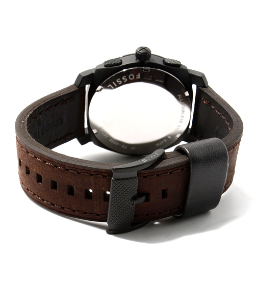 FOSSIL 腕時計 FOSSIL 腕時計 フォッシル メンズ アナログ レザー FS4656