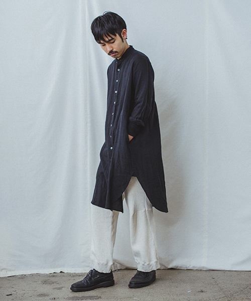 suzuki takayuki（スズキタカユキ） リネンシャツ ブラウス シャツ