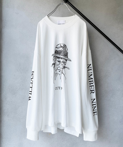 Tシャツ Tシャツ Number N Ine 別注 ビッグシルエット Cut Up グラフィック プリント クルーネック ロンt Zozotown Paypayモール店 通販 Paypayモール