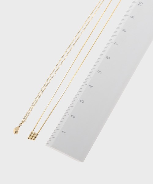 COCOSHNIK（ココシュニック） ネックレス K10ハニーカットボール