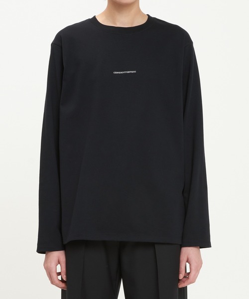 セール安い tシャツ Logo Embroidery Long Sleeve T-Shirt ZOZOTOWN PayPayモール店 - 通販 - PayPayモール Tシャツ Invert 大人気2022