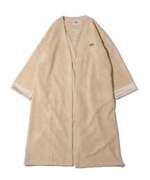 UGG@mos パイルサテン切替 ロングガウン / アグ パイルサテンキリカエ ロングガウン
