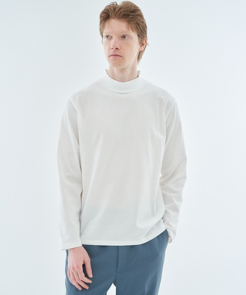 ESTNATION モックネックロングスリーブカットソー ESTNATION tシャツ / モックネックロングスリーブカットソー