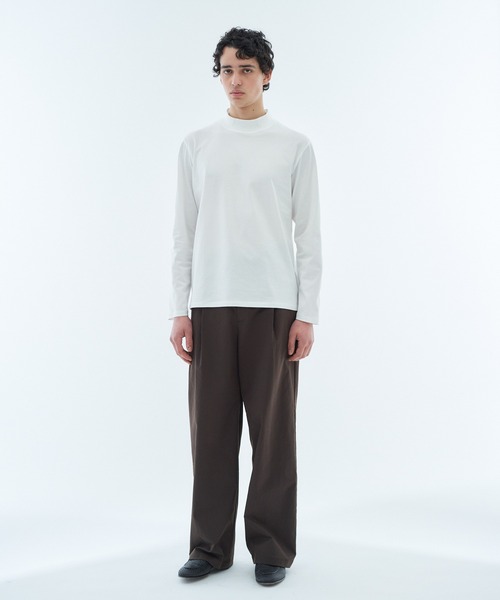 【新品定価2.7万】ESTNATION　COLUMN 長袖トップ 綿麻　M 新品定価2.7万】ESTNATION COLUMN 長袖トップ 綿麻 M 新品定価2.7万