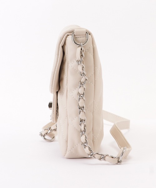 Lace Ladies ショルダーバッグ バッグ メタリックバックル付き
