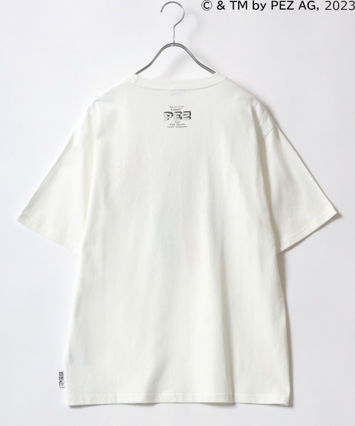 メンズ Tシャツ バックプリント アニマル レトロ ゆったり a1226 tシャツ PEZ/ペッツ レトロキャラクター アニマルヘッド