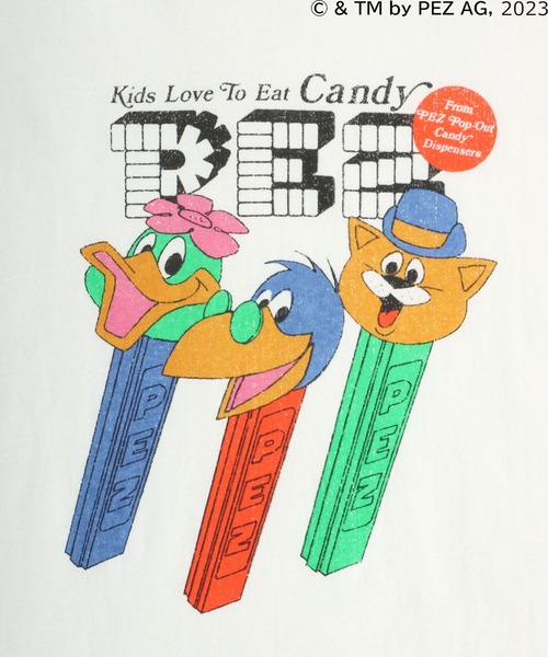 tシャツ PEZ/ペッツ レトロキャラクター アニマルヘッド フロント