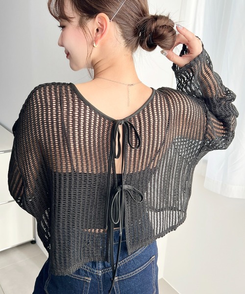 moment+ カーディガン 「累計販売枚数2万枚突破！」前後2WAY