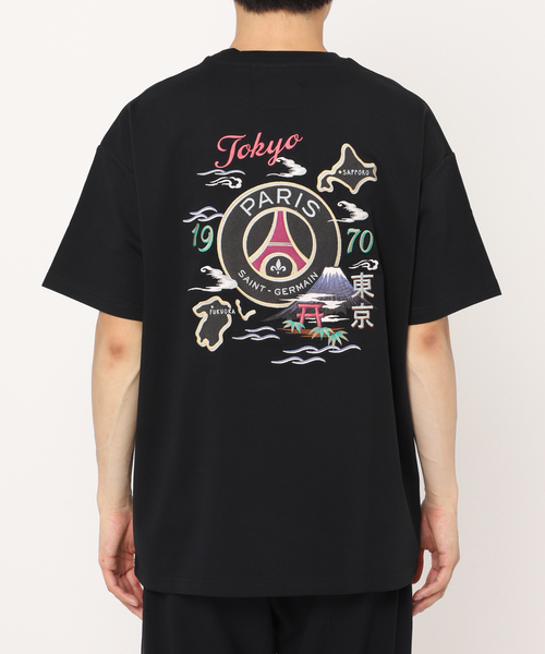 tシャツ 「Paris Saint-Germain」TOKYO刺しゅう Tシャツ メンズ