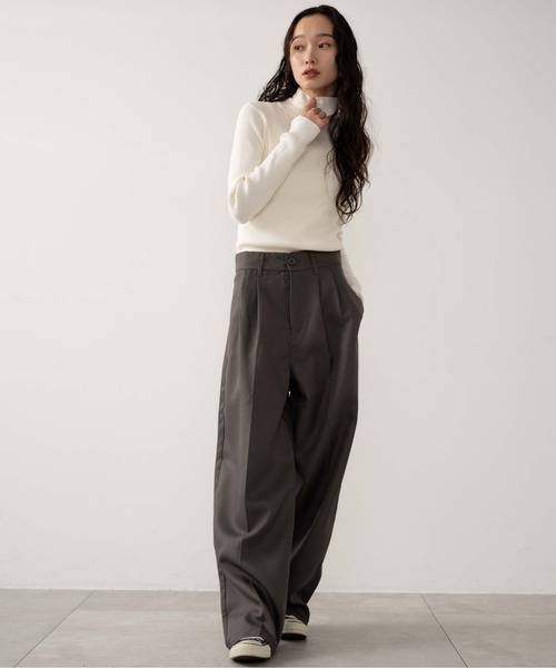 WEGO スラックス パンツ WEGO/「25年秋冬 大好評により再入荷