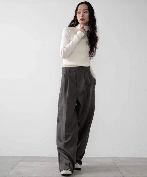 WEGO スラックス パンツ WEGO/「25年秋冬 大好評により再入荷