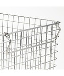 収納 ステンレスワイヤーバスケット5 約幅37...の詳細画像2