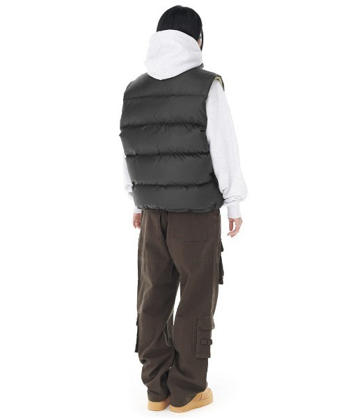 ベスト ジレ 「mahagrid/マハグリッド」REVERSIBLE DOWN VEST/リバーシブルダウンベスト レディース メンズ MAHAGRID ベスト ジレ 「mahagrid/マハグリッド」REVERSIBLE
