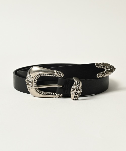 【美品】ADAM PATEK 編み込みブラックベルト ADAM PATEK（アダムパテック） ベルト ADAMPATEK/braided leather belt