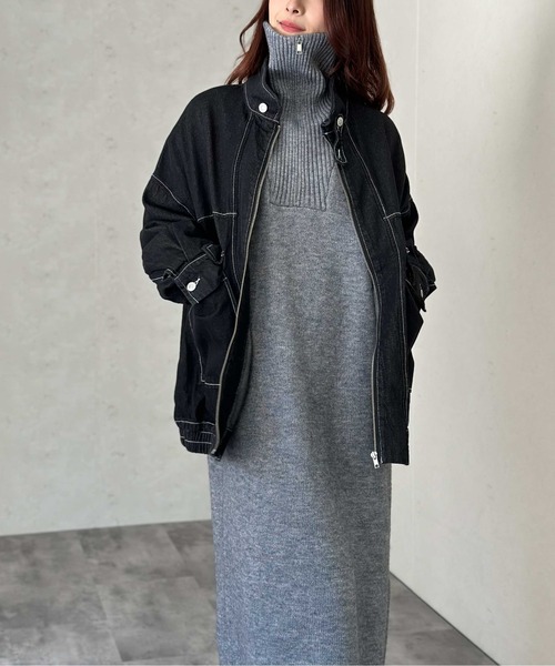 ☆美品 アーペーセー スタンドカラー デニムジャケット 黒 フランス製 Gジャン A.P.C デニム ジャケット Gジャン M アーペーセー フランス製