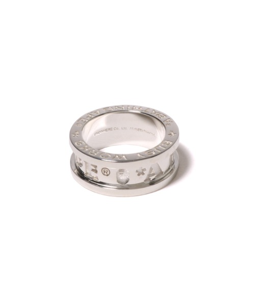 A BATHING APE 指輪 リング BAPEOGO RING メンズ : ZOZOTOWN