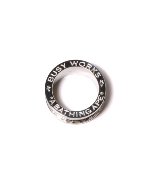 A BATHING APE 指輪 リング BAPEOGO RING メンズ : ZOZOTOWN