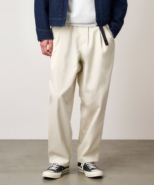 パンツ メンズ 「Japan Exclusive」TC/TWILL TUCK TAPERD PANT | TCツイルタックテーパードパンツ｜zozo｜04